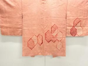 アンティーク　本総絞り　亀甲模様絵羽織